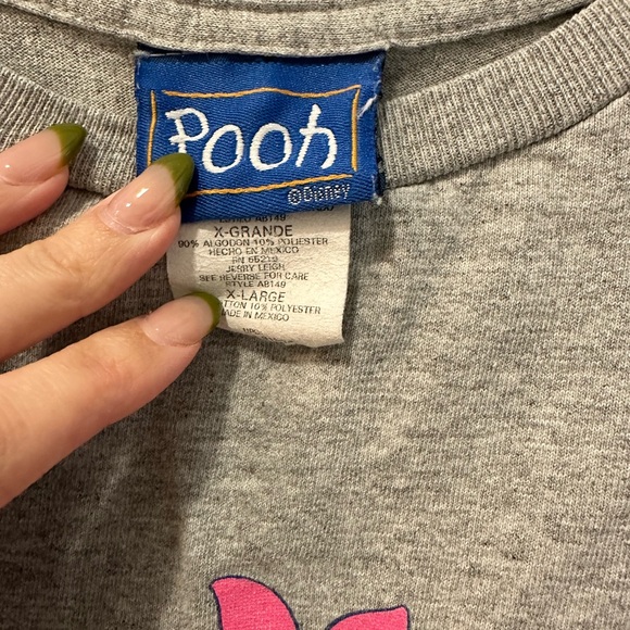Disney Gray Winnie the Pooh Short Sleeve Tee - Picture 3 of 4